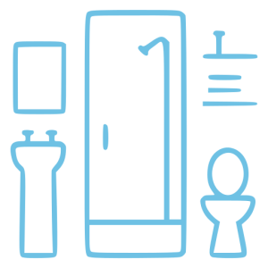 ۱ سرویس فرنگی, ۱ حمام